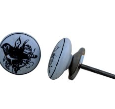 Black Mexican Jay Flat Kids Knob